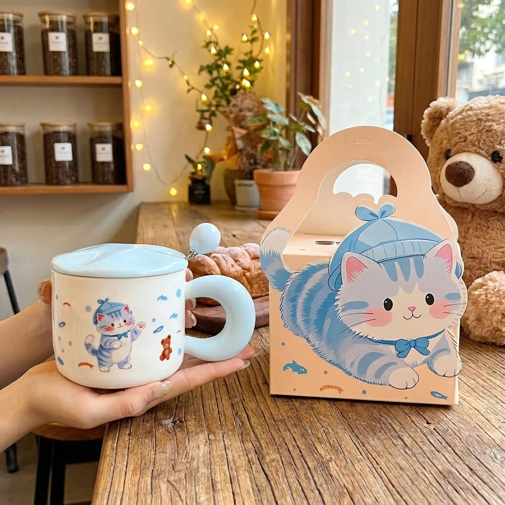 Stylish Cartoon Water Cup – Cute Look, Big Personality!