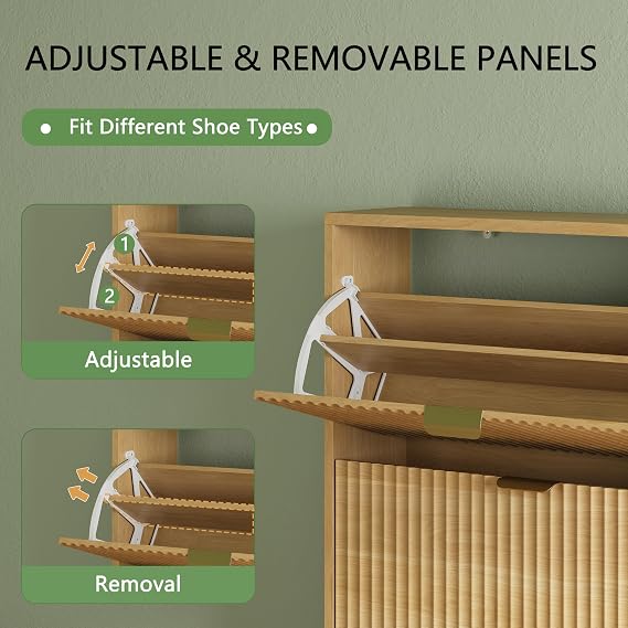 Multi-Tier Shoe Rack Space Saving Shoe Storage Organizer Stackable Shoe Shelf for Entryway Bedroom Closet Dorm Room
